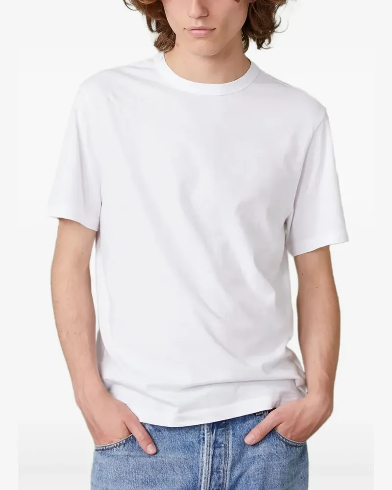 Officine Generale crew-neck cotton T-shirt - Weiß Weiß