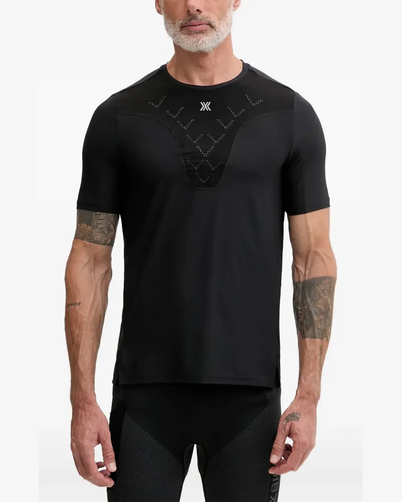 X-Bionic Corefusion Run T-Shirt mit Logo-Print - Schwarz Schwarz