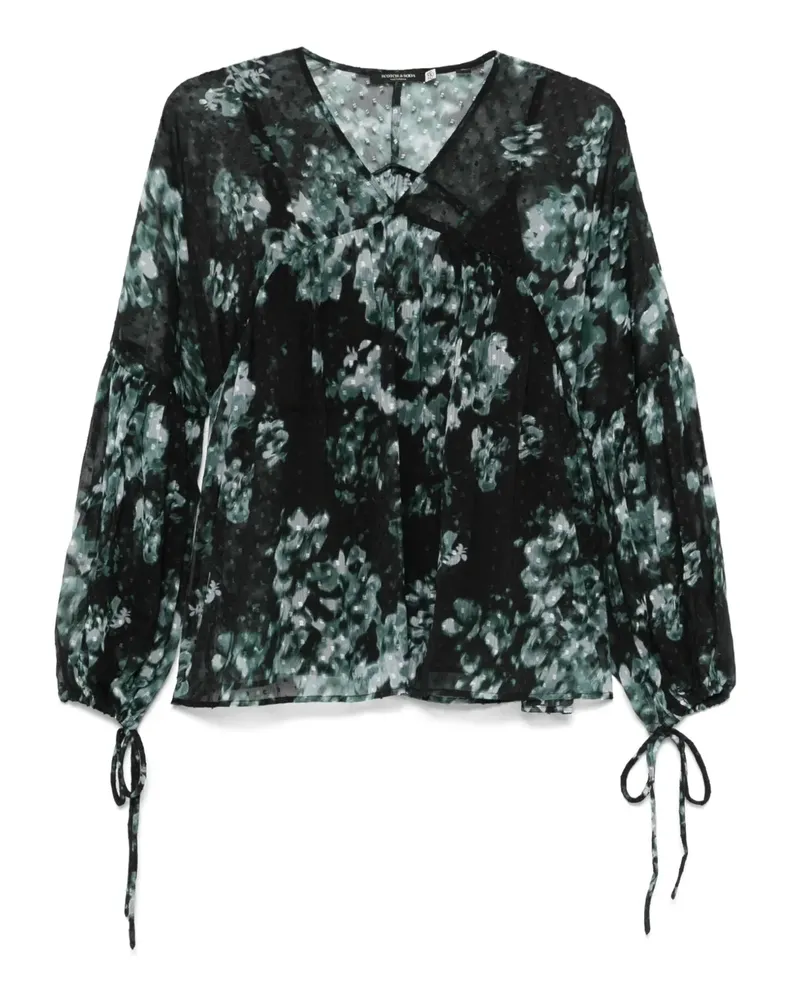 Scotch&Soda Fil Coupe Bluse - Schwarz Schwarz
