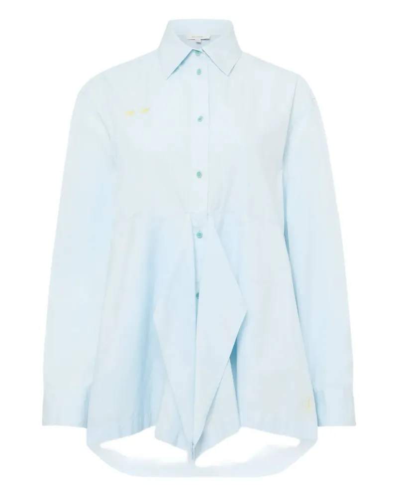 J.W.Anderson Gerüschtes Hemd - Blau Blau