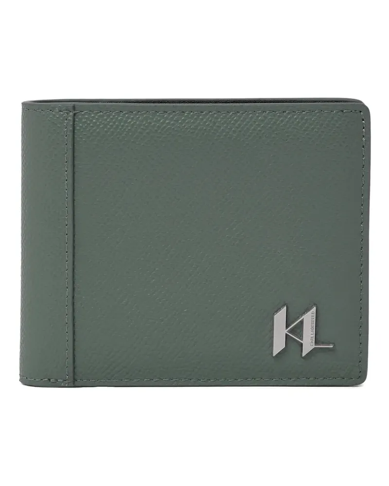 Karl Lagerfeld K/Monogram Portemonnaie - Grün Grün