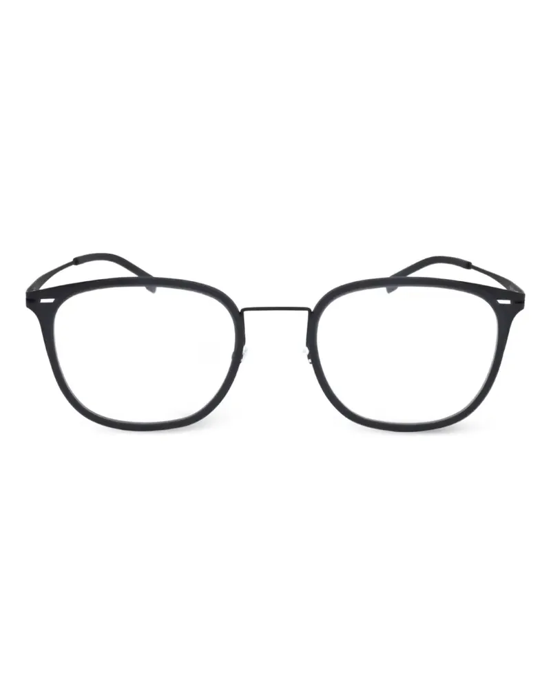 HUGO BOSS Brille mit eckigem Gestell - Schwarz Schwarz