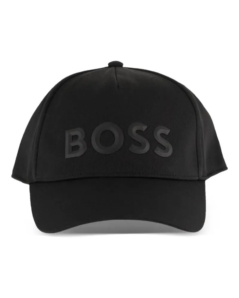 HUGO BOSS Baseballkappe mit Logo-Prägung - Schwarz Schwarz