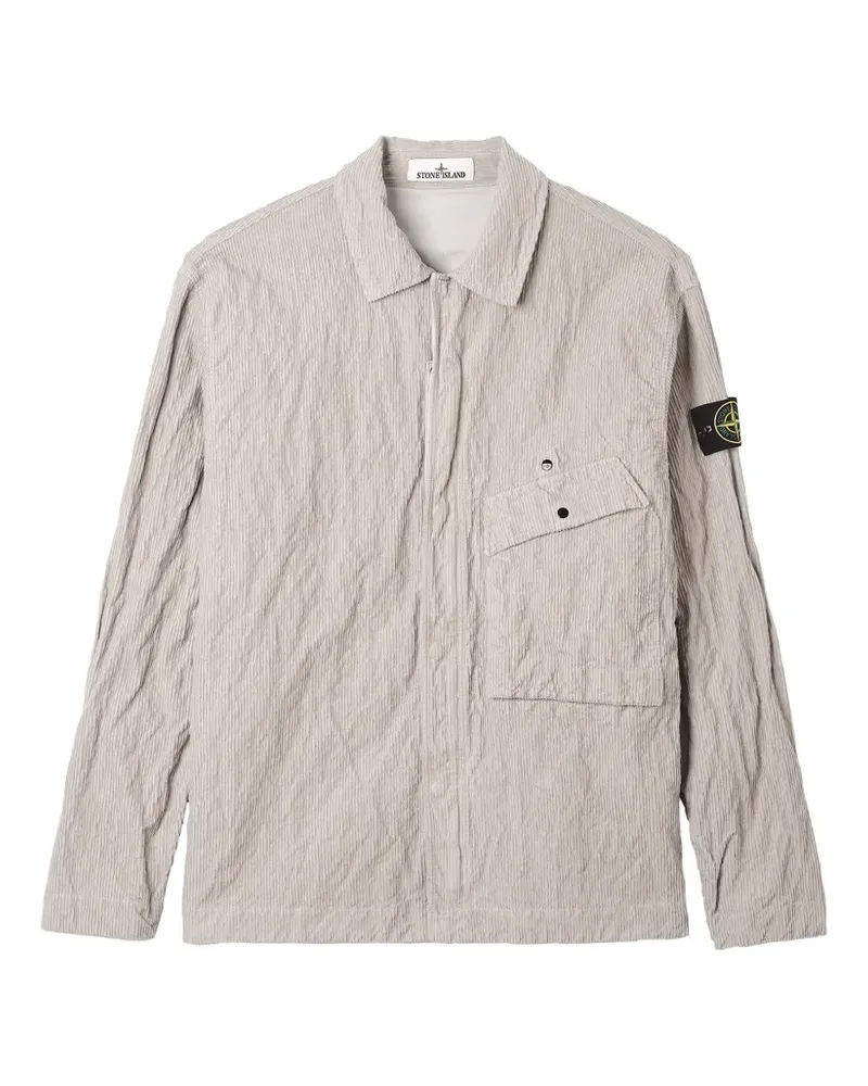 Stone Island Strukturierte Jacke mit Taschen - Nude Nude