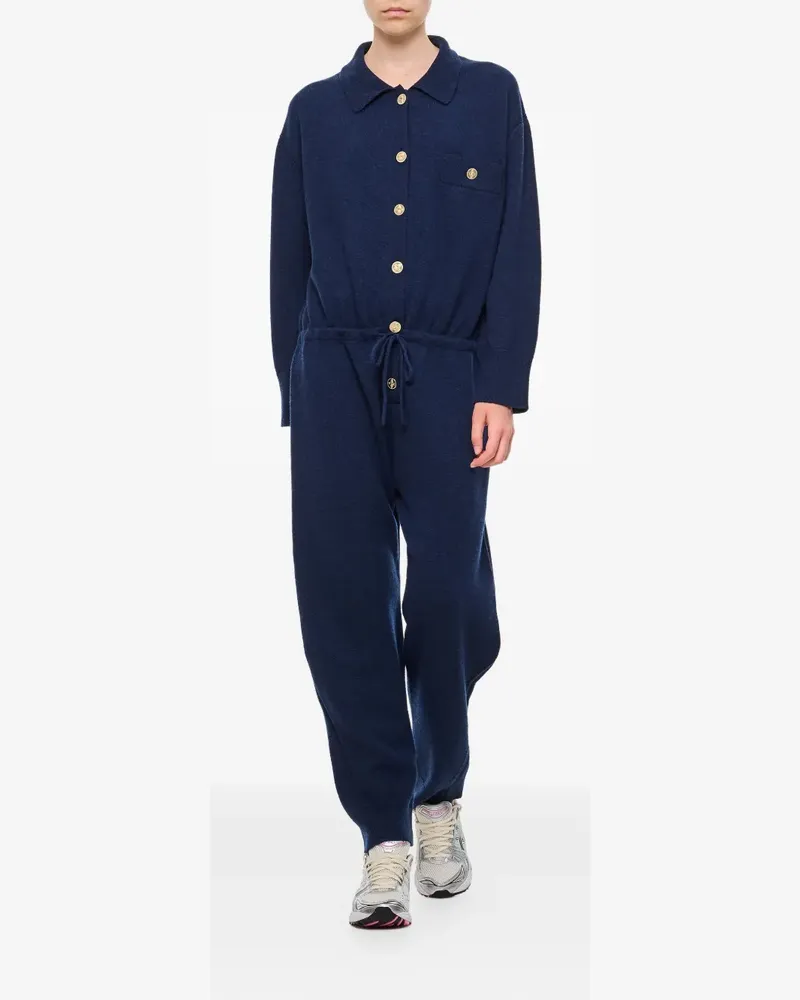 Barrie Jumpsuit mit Kordelzug - Blau Blau