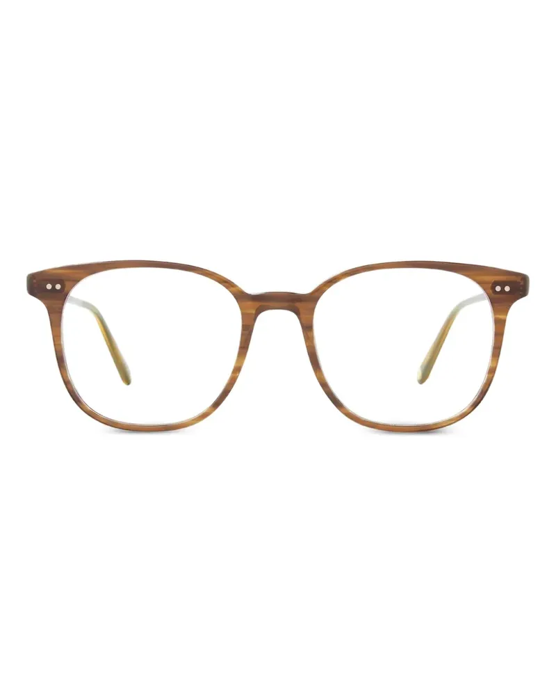 Garrett Leight Carrol Brille mit rundem Gestell - Braun Braun