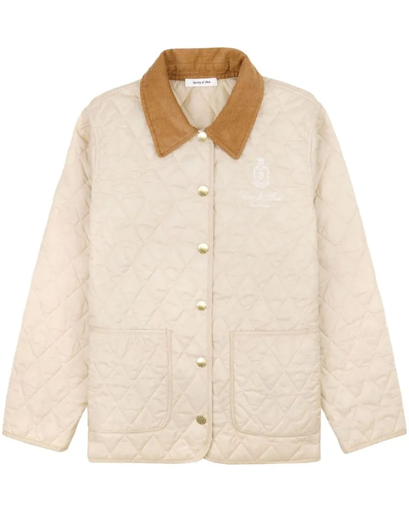 SPORTY & RICH Vendome Steppjacke - Nude Nude
