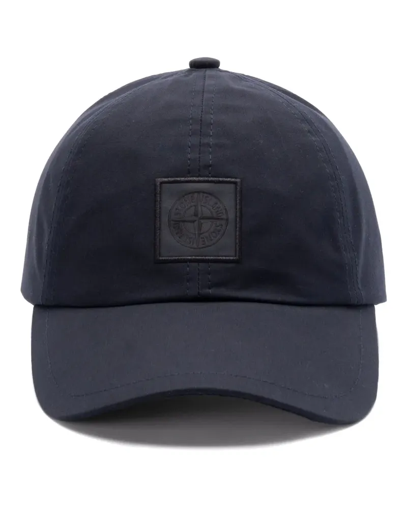 Stone Island Kappe mit Kompass-Applikation - Blau Blau