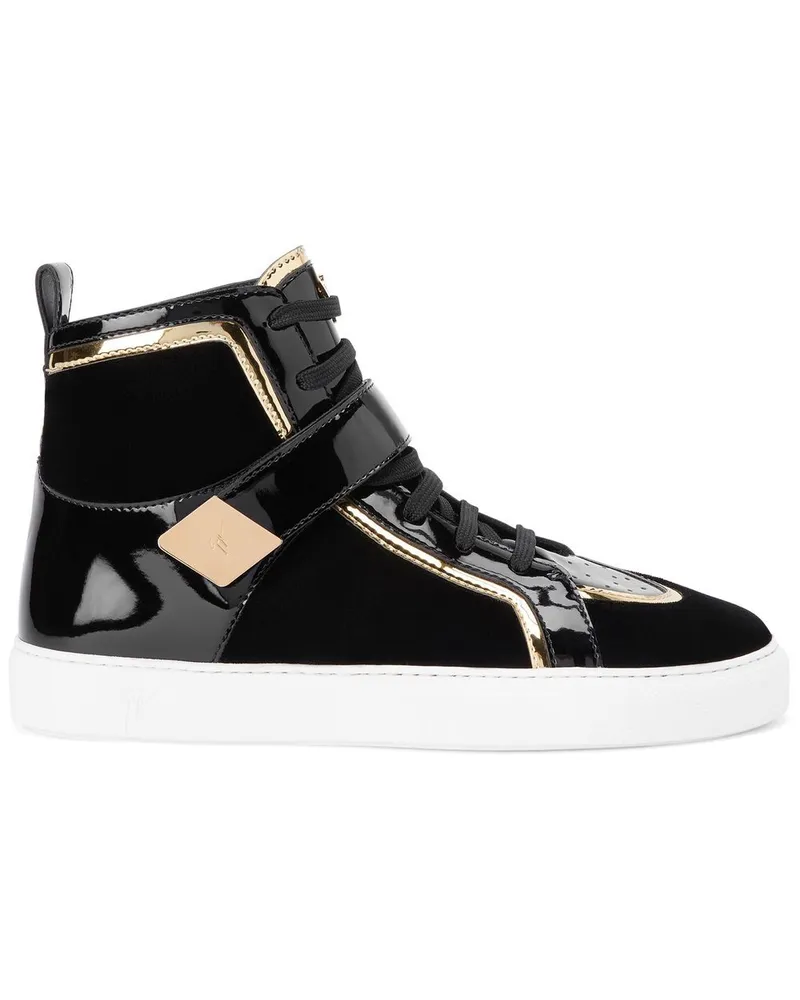 Giuseppe Zanotti Zenas High-Top-Sneakers - Schwarz Schwarz