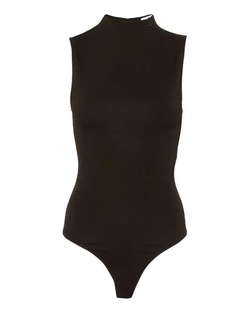 Courrèges sleeveless bodysuit - Schwarz Schwarz