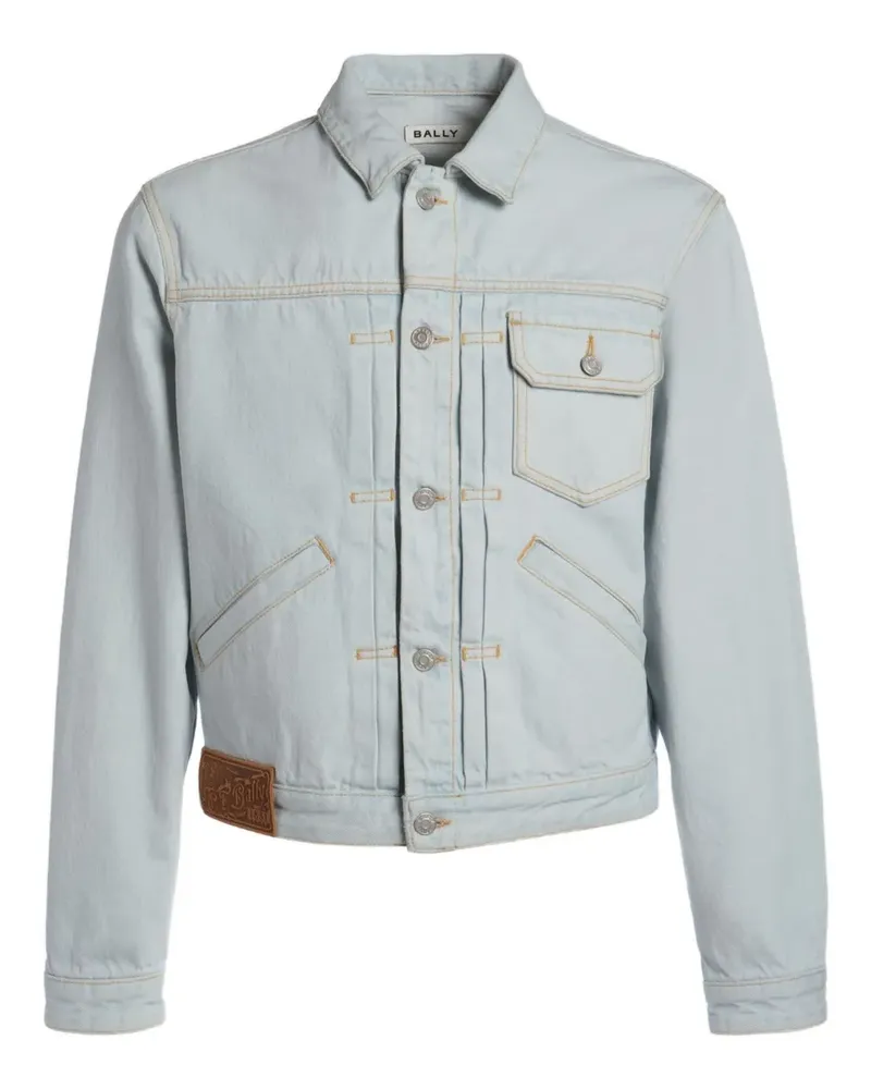 Bally Jeansjacke mit Klappentasche - Blau Blau