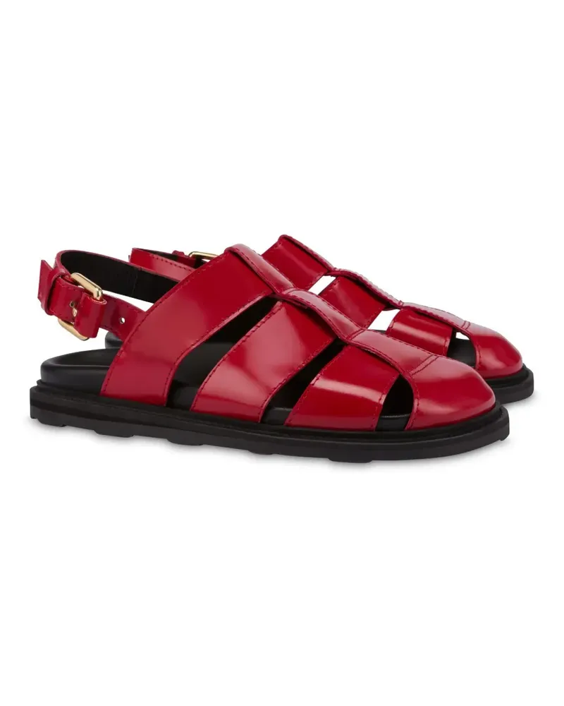 Moschino Sandalen mit Riemen - Rot Rot