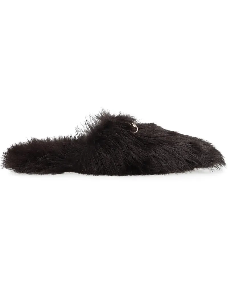 Gucci merino-wool slippers - Schwarz Schwarz