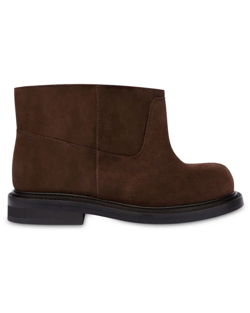 Moschino Stiefeletten aus Wildleder - Braun Braun