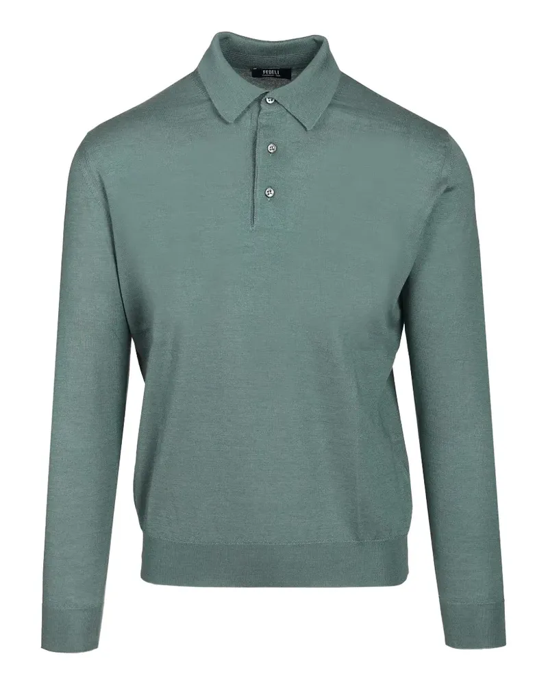 Fedeli Langärmeliger Pullover - Grün Grün