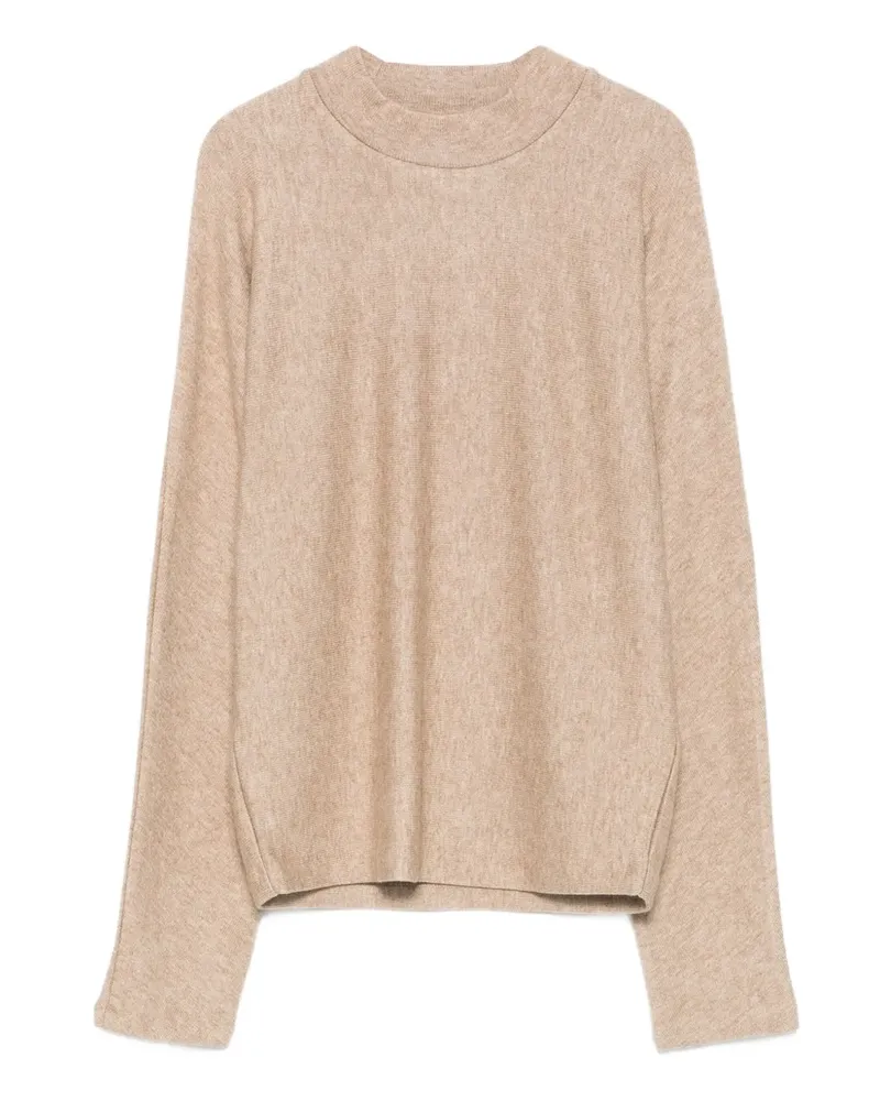 Vince mock-neck long-sleeve sweater - Nude Nude