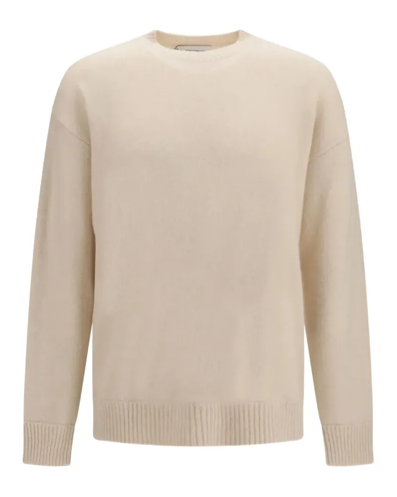 Laneus Pullover mit geripptem Besatz - Nude Nude