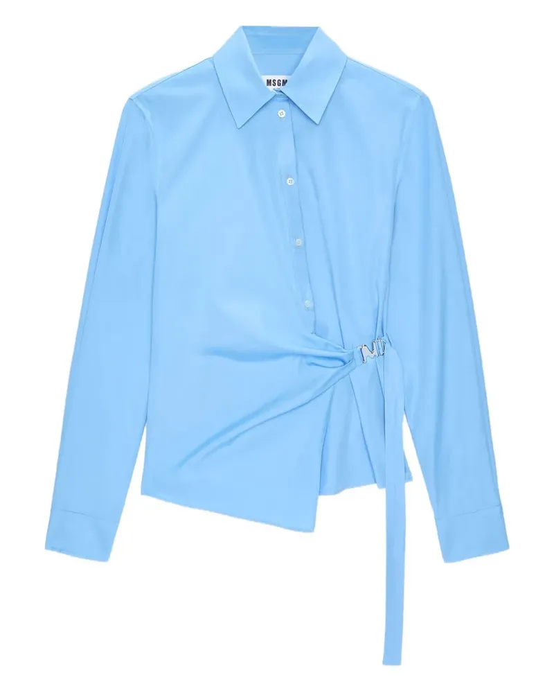 MSGM Klassisches Hemd - Blau Blau