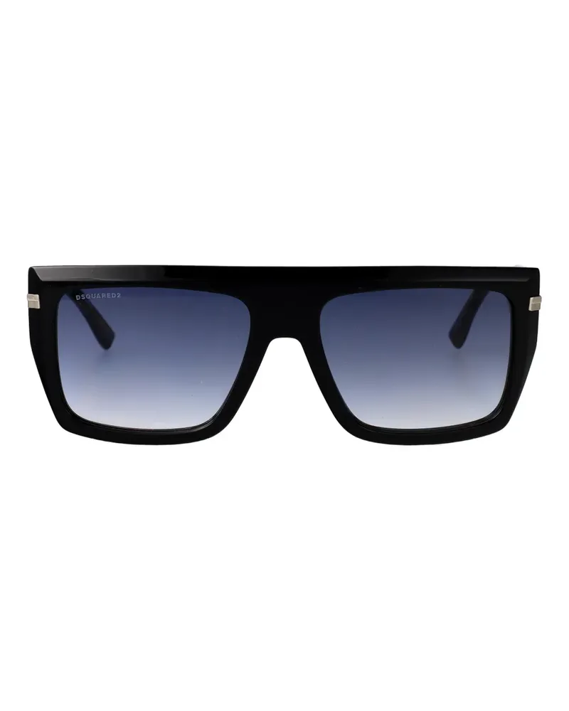 Dsquared2 rectangle-frame sunglasses - Schwarz Schwarz