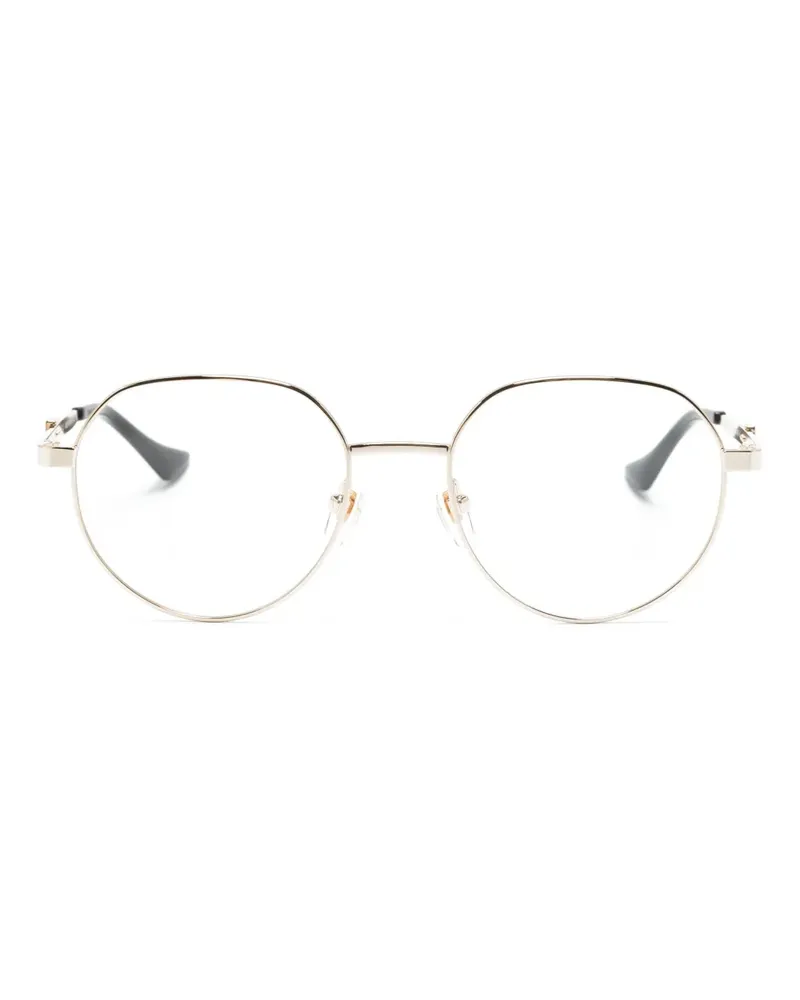 Gucci Brille mit rundem Gestell - Gold Gold