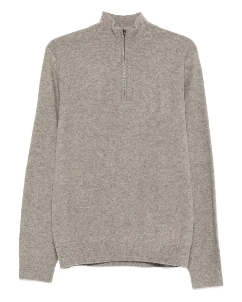 Vince Pullover mit Stehkragen - Grau Grau
