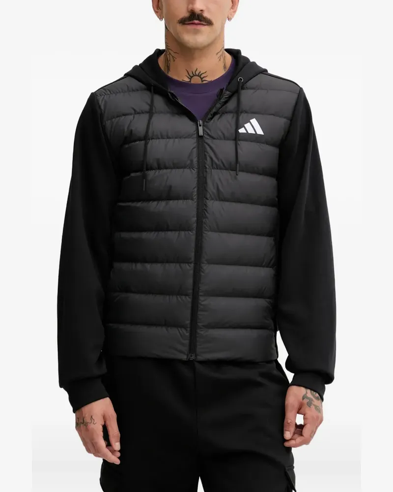 adidas Kapuzenjacke mit Logo - Schwarz Schwarz