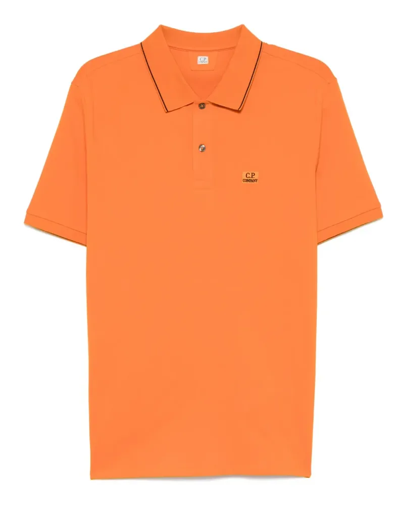 C.P. Company Poloshirt mit kurzen Ärmeln - Orange Orange
