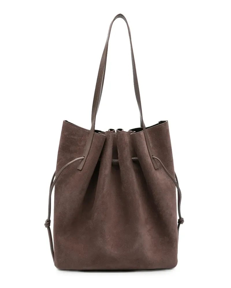 YUZEFI Scallop drawstring-closure tote bag - Braun Braun