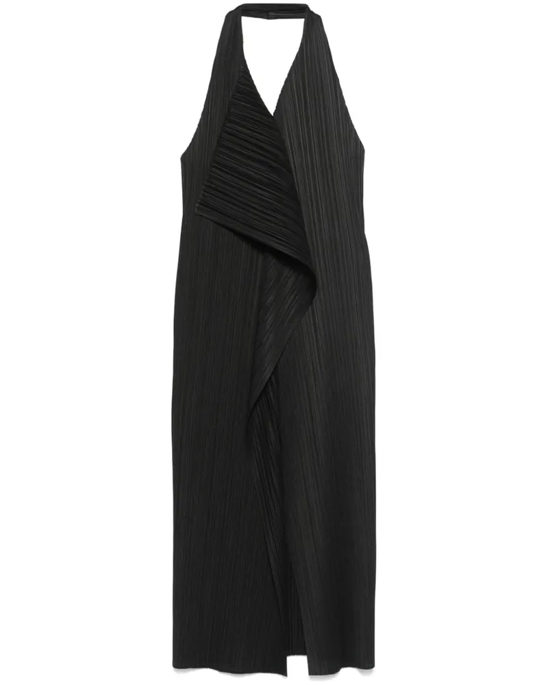 Issey Miyake Monthly Colours: November Midikleid - Schwarz Schwarz