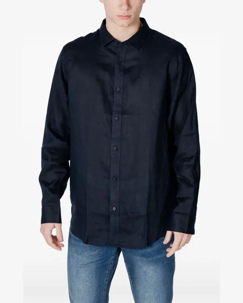Armani Exchange buttoned shirt - Blau Blau