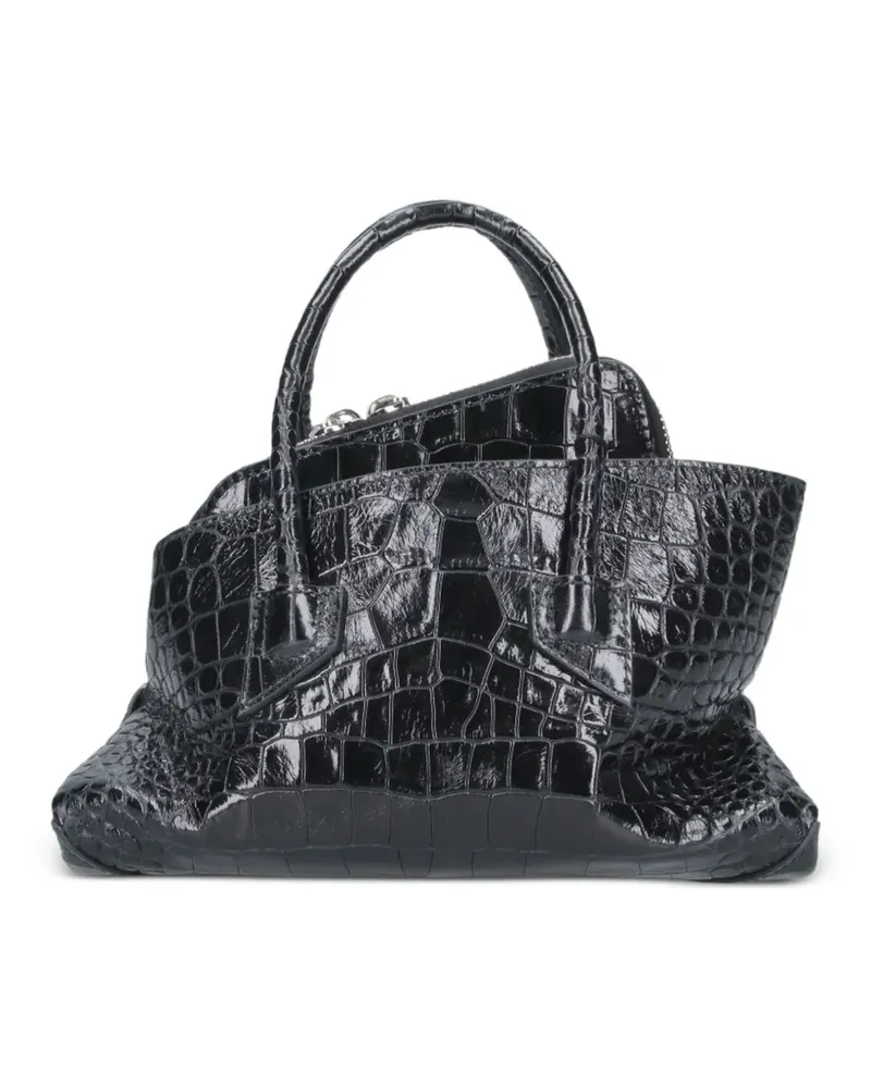 ATTICO mini La Passeggiata tote bag - Schwarz Schwarz