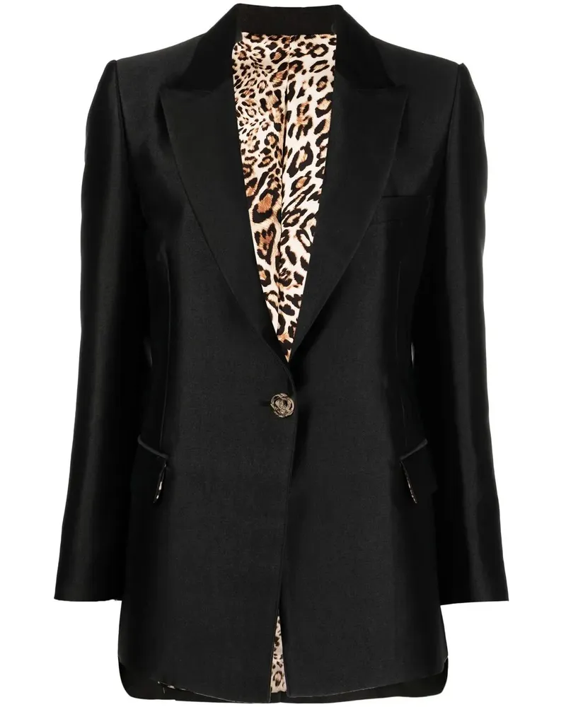 Philipp Plein Blazer mit Print - Schwarz Schwarz