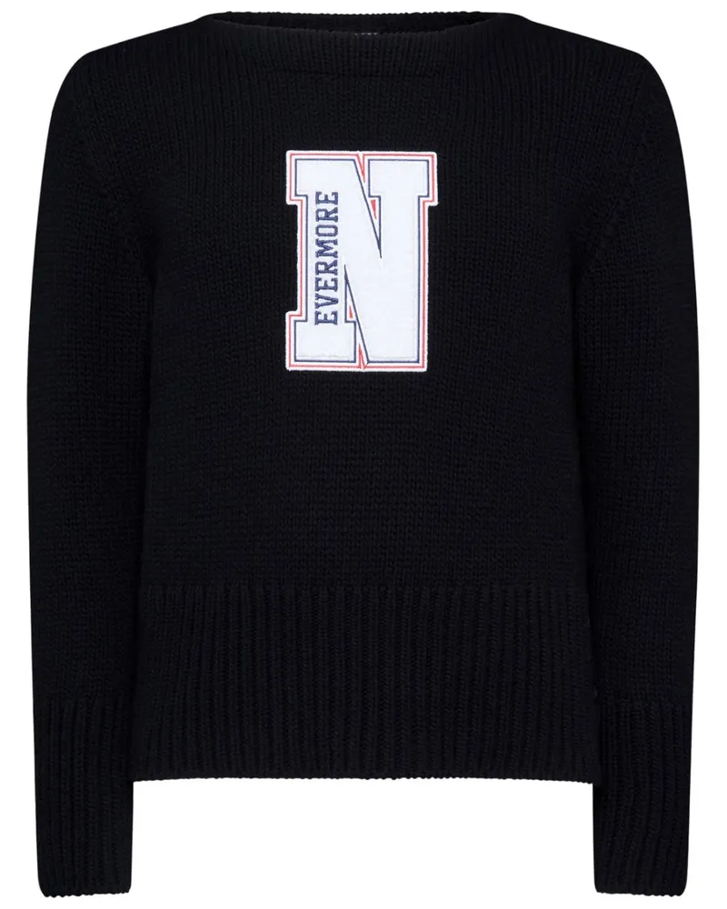 Thom Browne Pullover mit Slogan-Print - Schwarz Schwarz