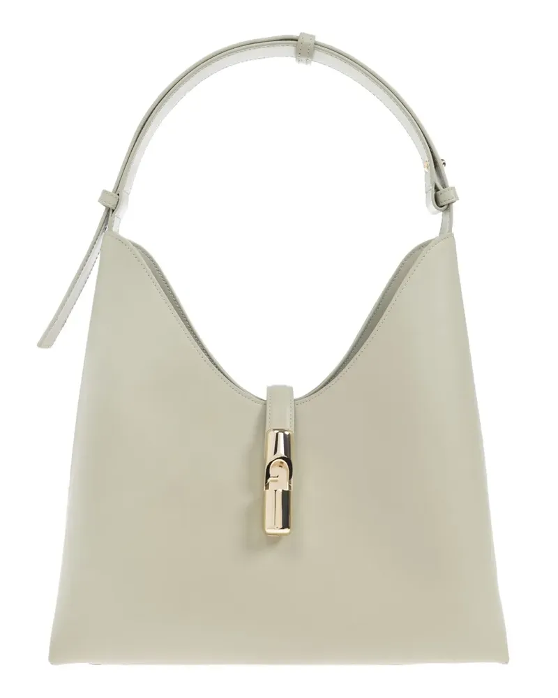 Furla Mittelgroße Goccia Schultertasche - Grün Grün