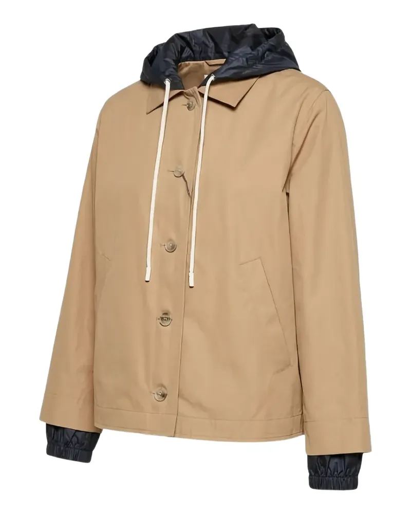 Herno water-repellent reversible hooded jacket - Nude Nude