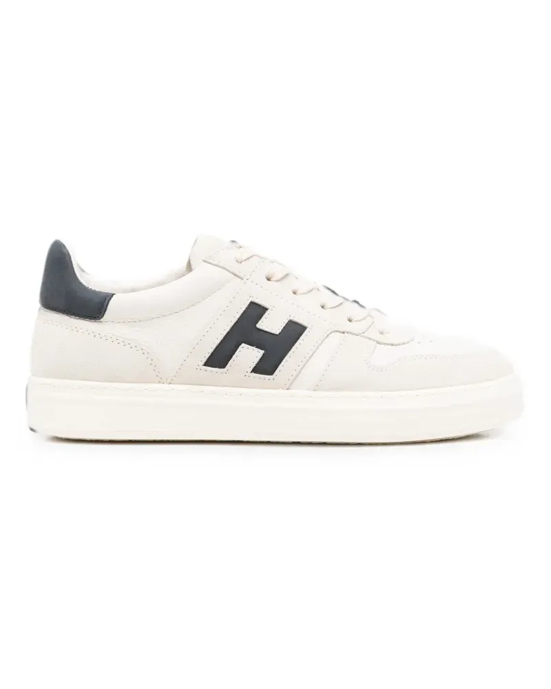 Hogan Sneakers mit Logo-Patch - Nude Nude