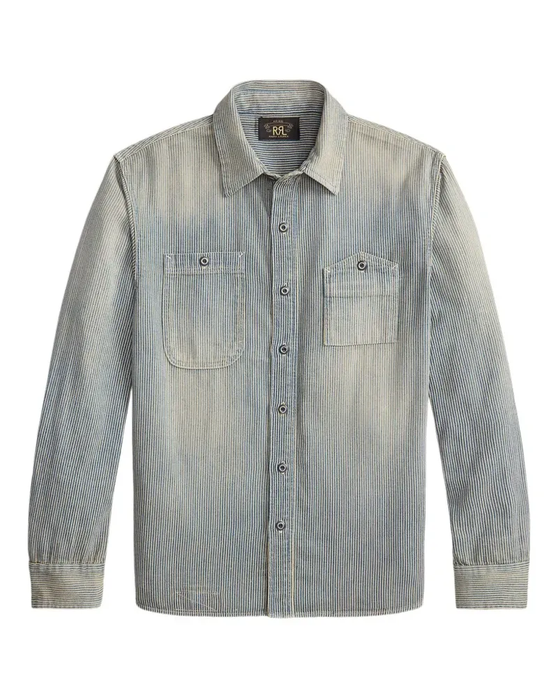 Ralph Lauren Gestreiftes Hemd - Blau Blau