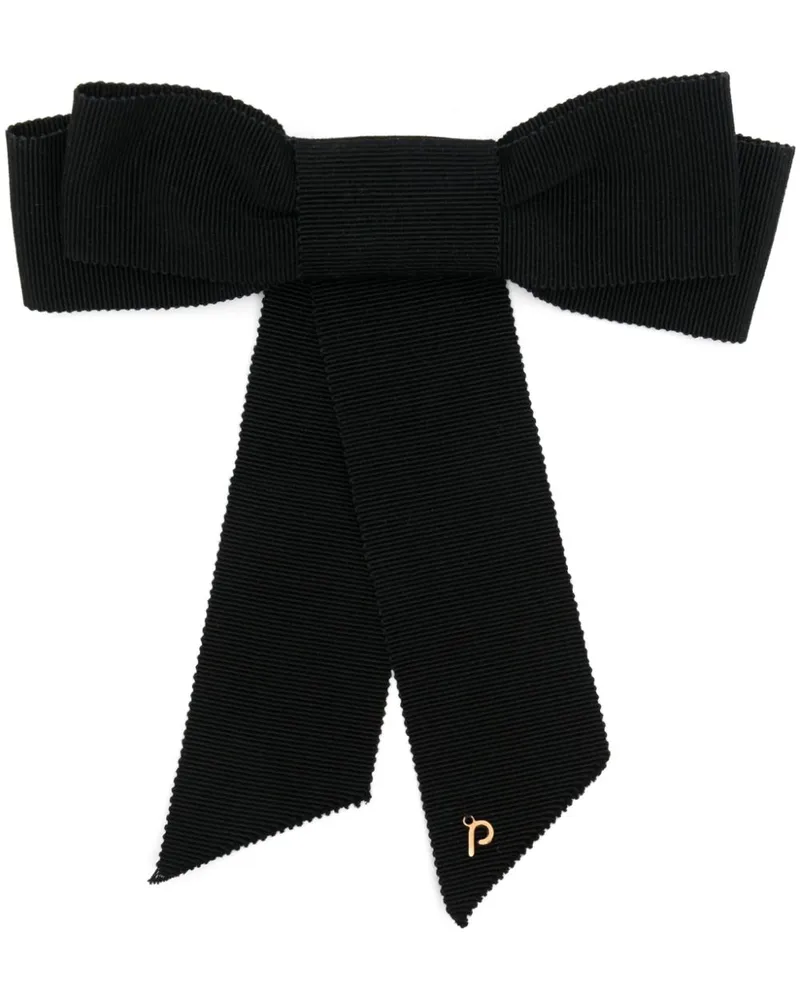 Parlor Haarspange mit Schleife - Schwarz Schwarz