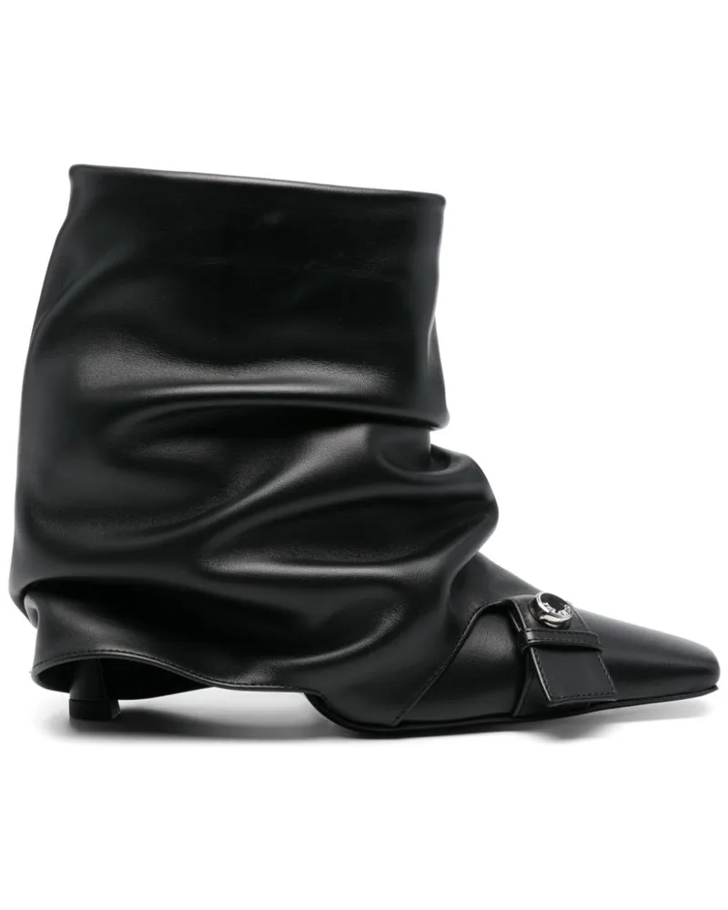 ATTICO Juno Stiefel 95mm - Schwarz Schwarz