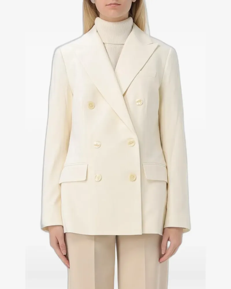 Ralph Lauren peak-lapel double-breasted blazer - Nude Nude