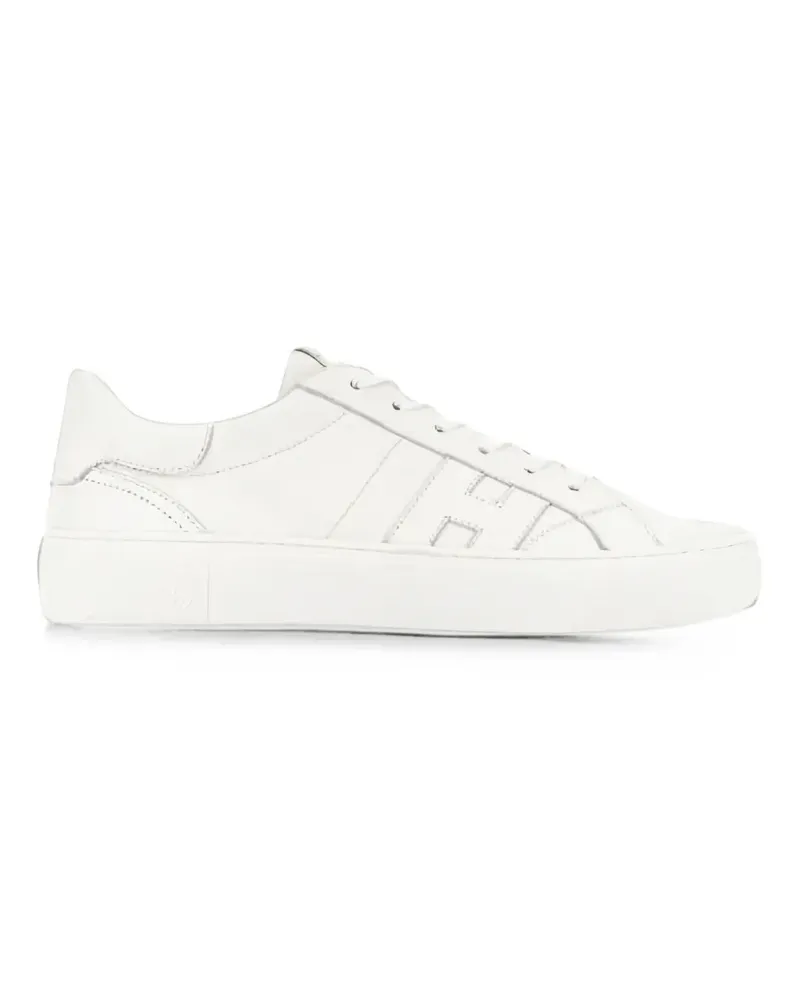 Hogan Sneakers mit Logo-Patch - Weiß Weiß