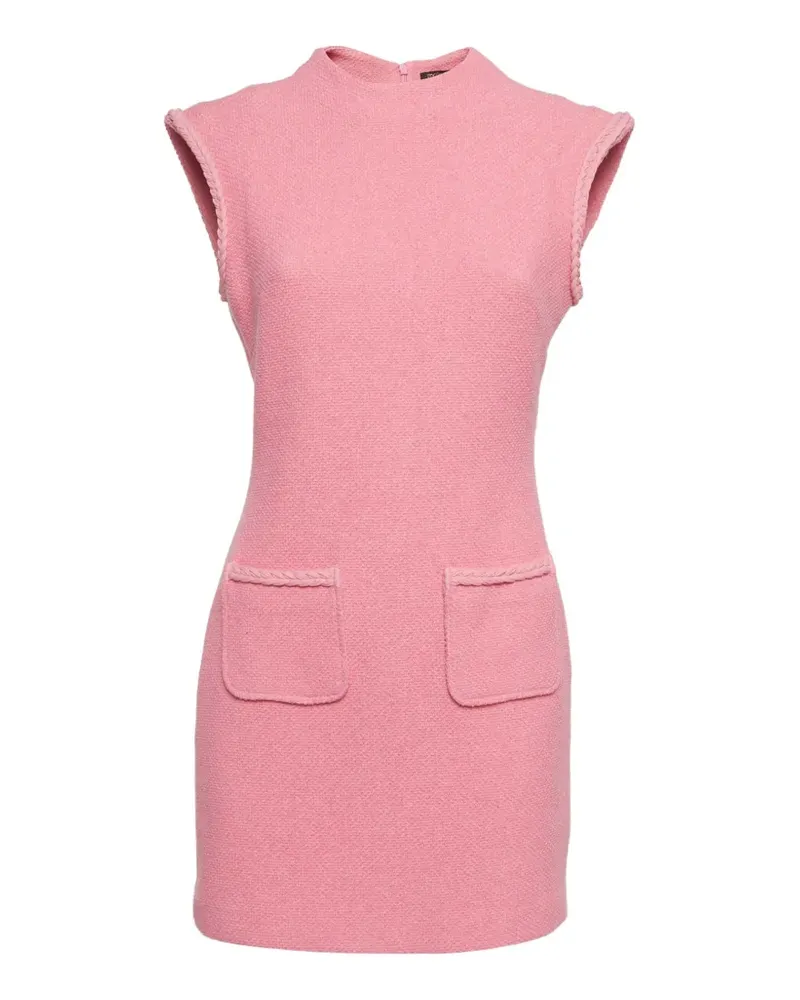 Maje Sleeveless tweed mini dress - Rosa Rosa