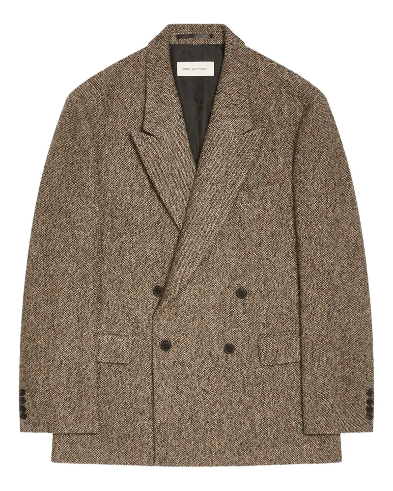 Dries van Noten Doppelreihiges Sakko - Braun Braun