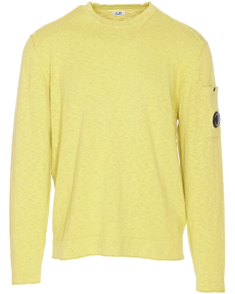 C.P. Company Pullover mit Logo - Gelb Gelb