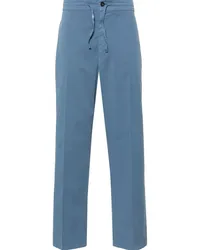 Canali Halbhohe Tapered-Hose Blau