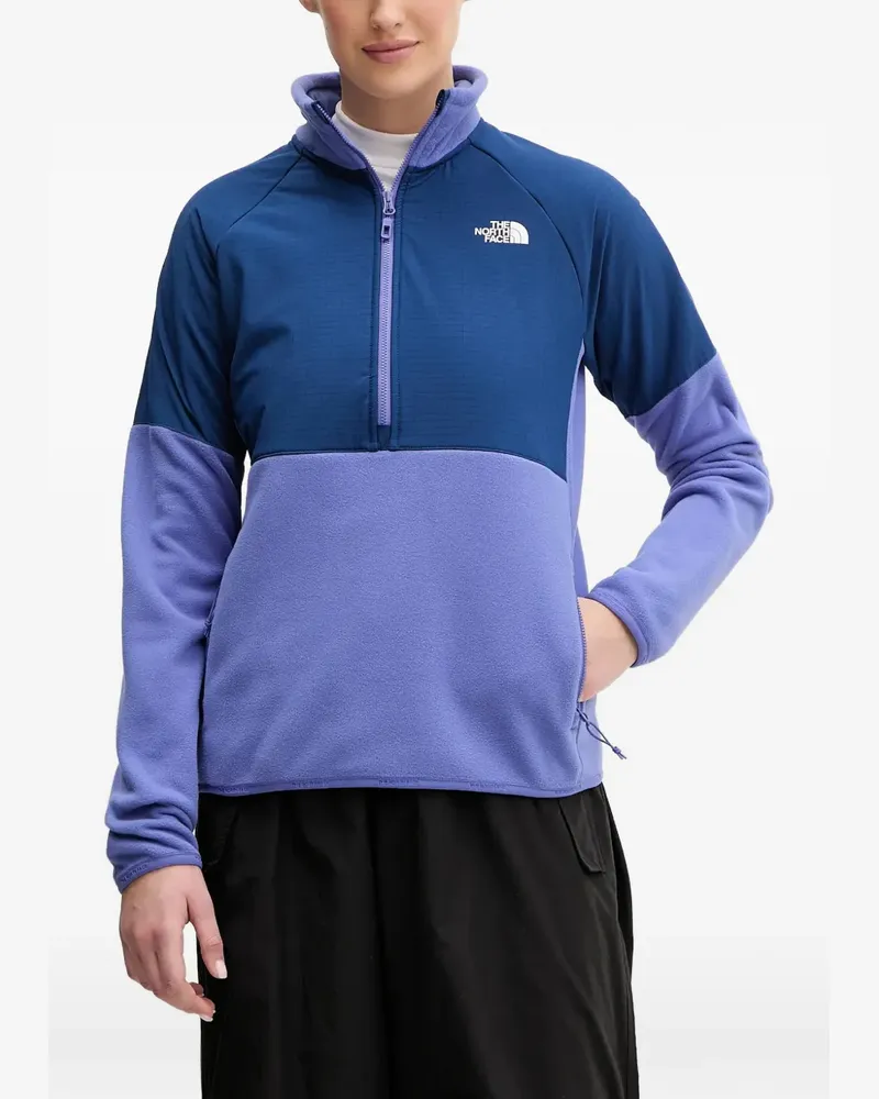 The North Face quarter-zip colour-block sweatshirt - Blau Blau