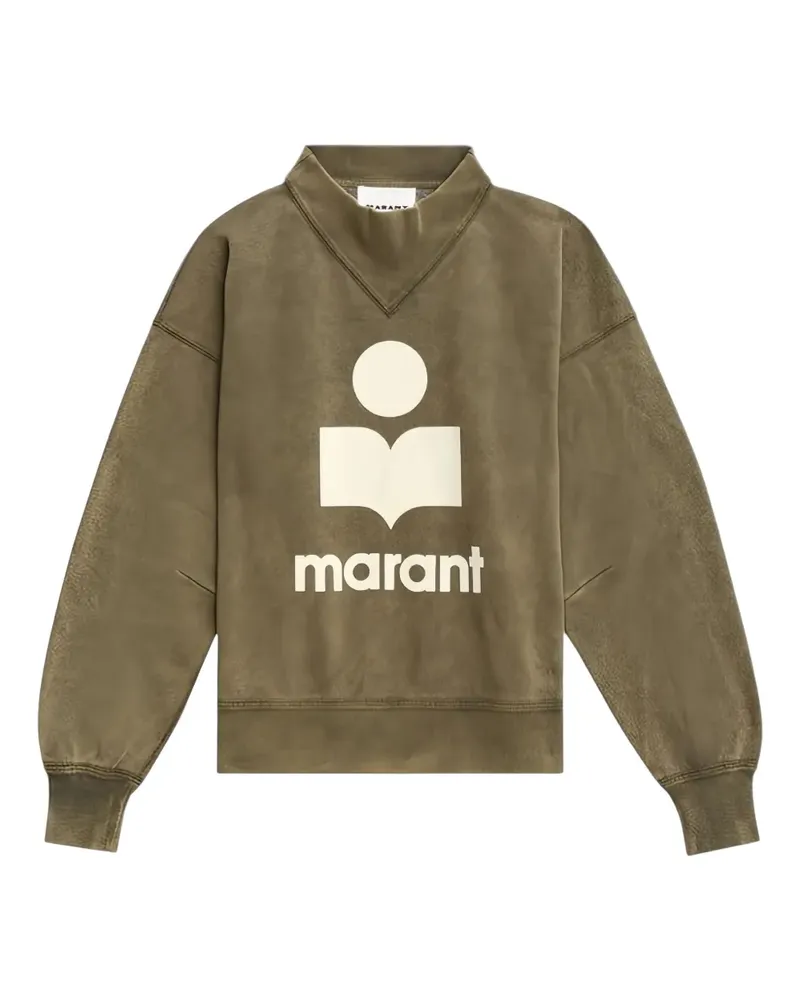 Isabel Marant Sweatshirt mit Stehkragen - Grün Grün