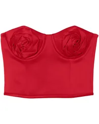 Marc Jacobs The Duchess Satin Rose Corsage Rot