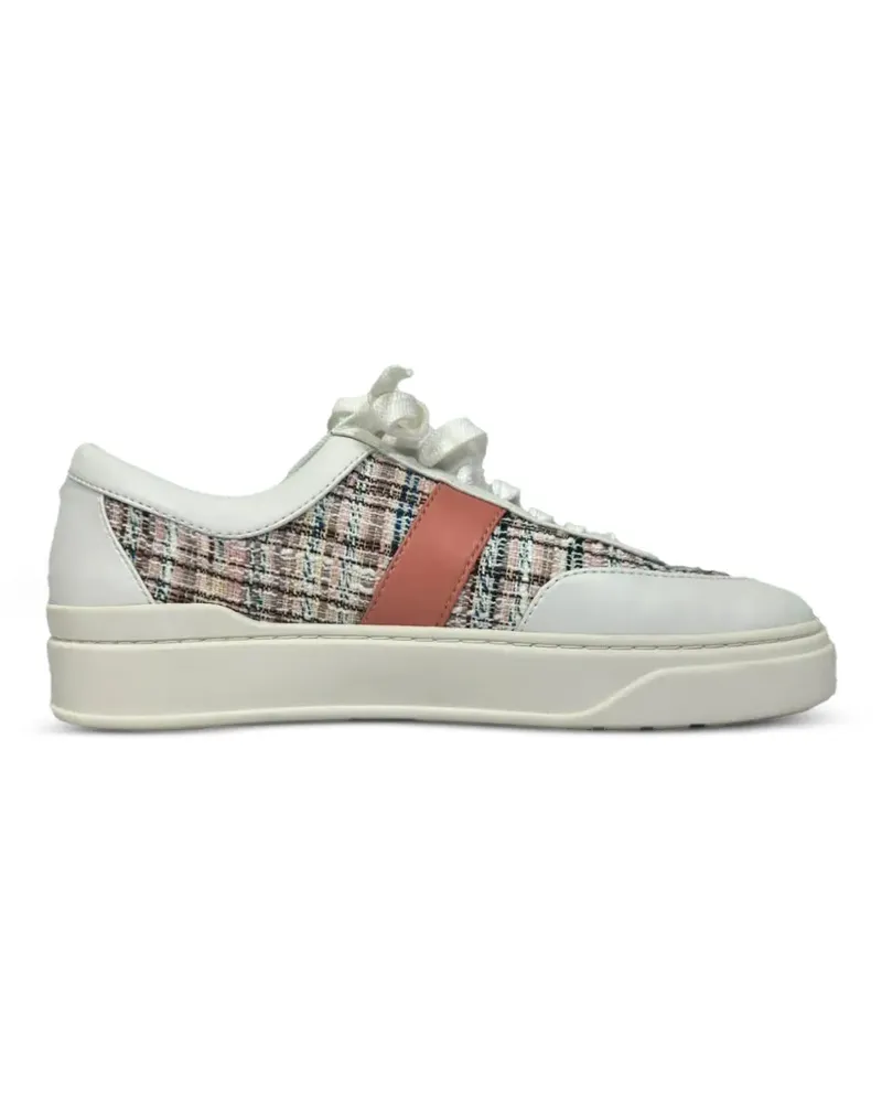 Stuart Weitzman Tweed Accent sneakers - Weiß Weiß
