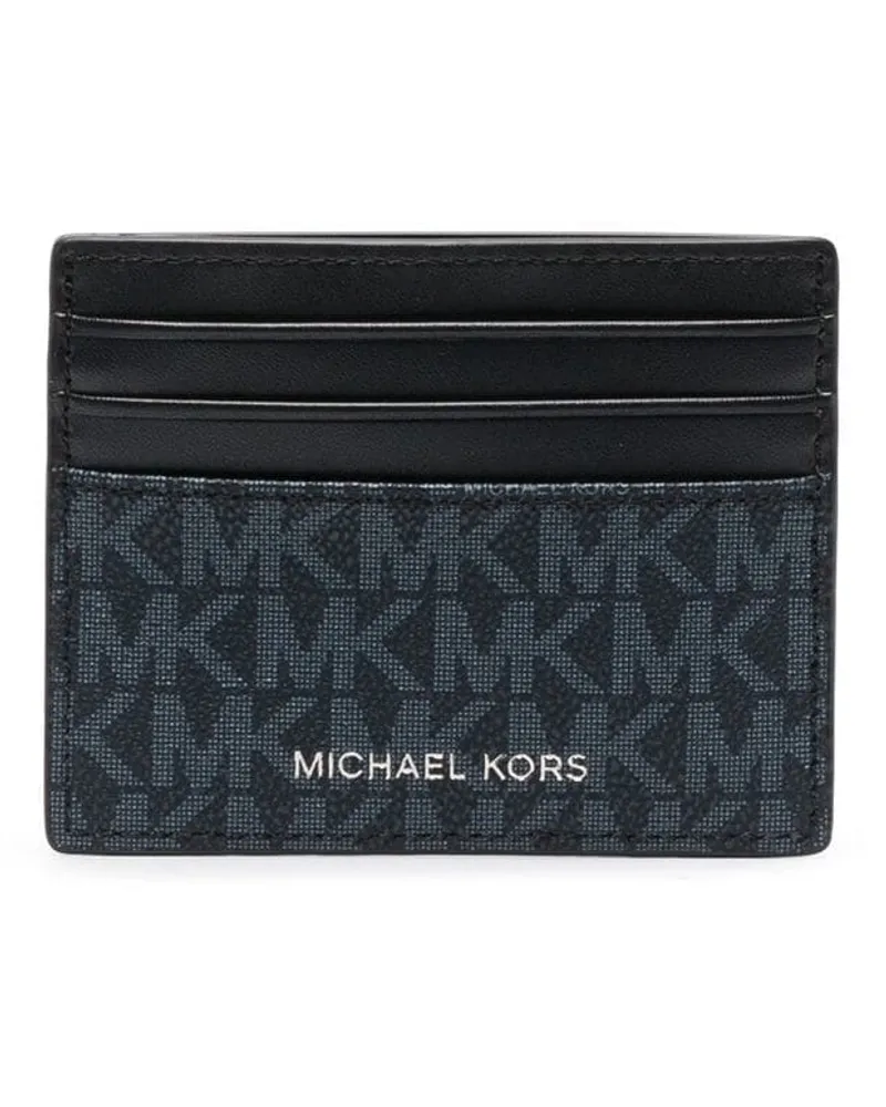 Michael Kors Kartenetui mit Monogramm Blau